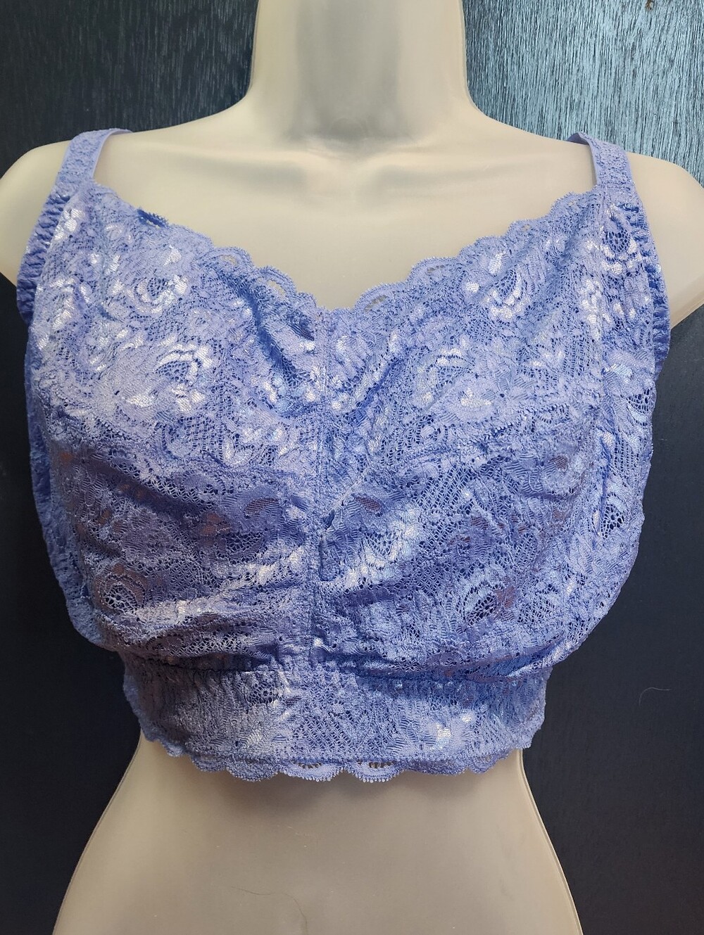Casabella Lavender Lace Bralette Tank - Women Intimates